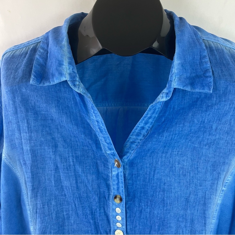 Parsley And Sage Button Up 3/4 Sleeve Blouse - image 6